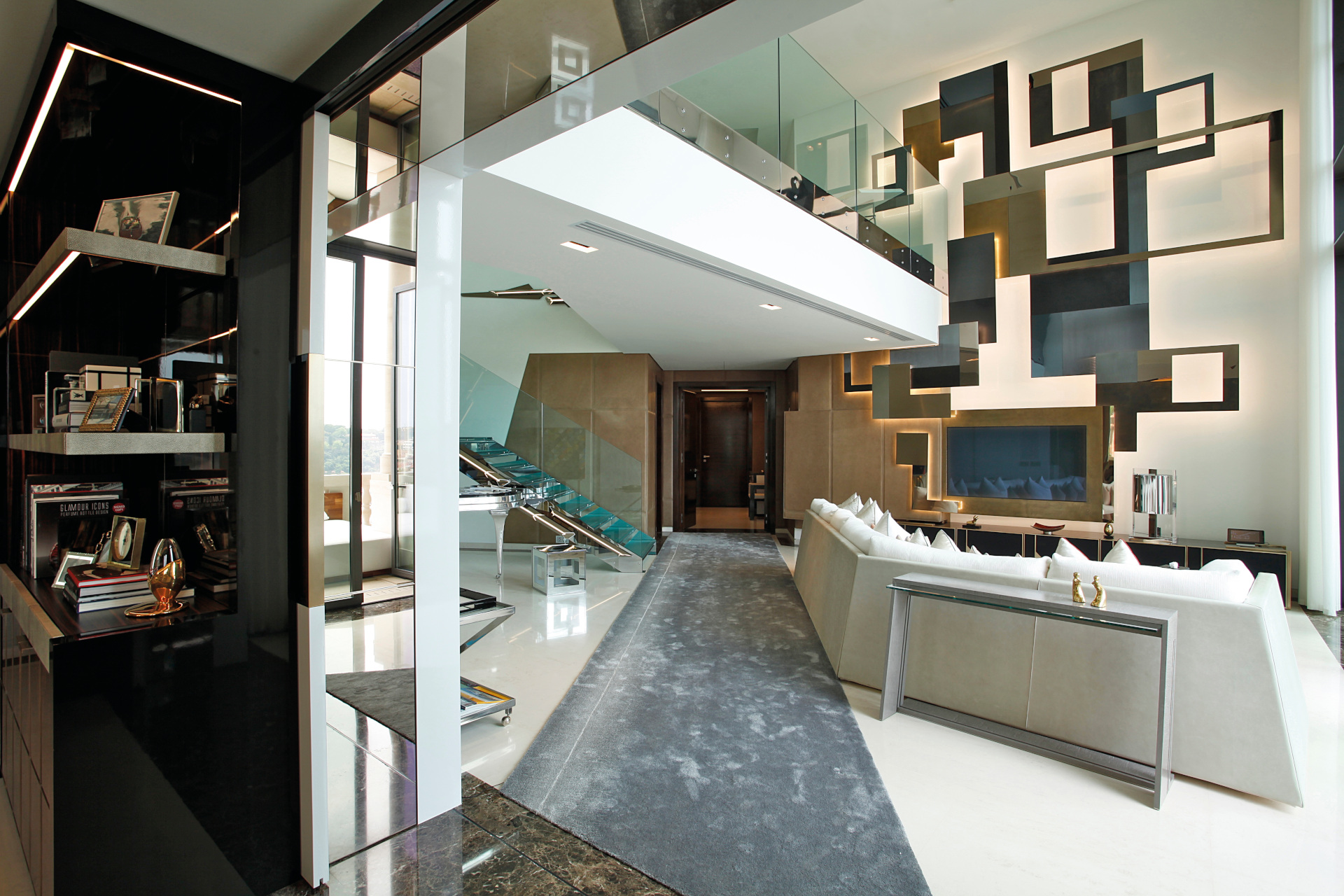 Open plan living area