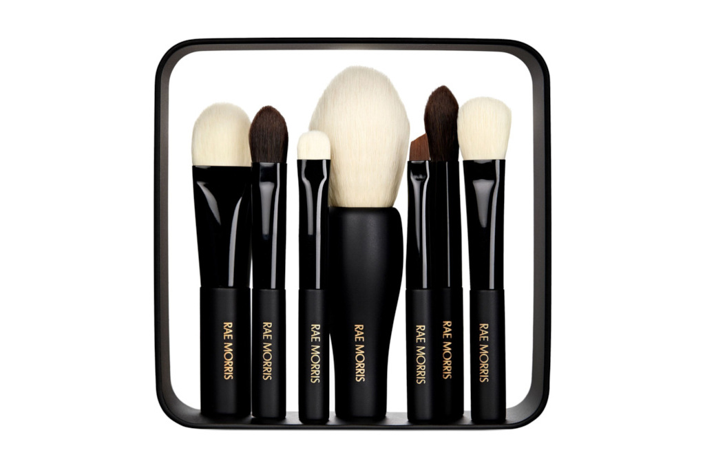 Travel makeup brush set