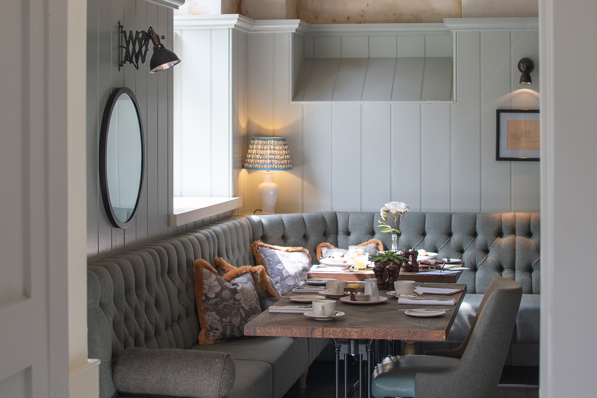 A table in The Coach House