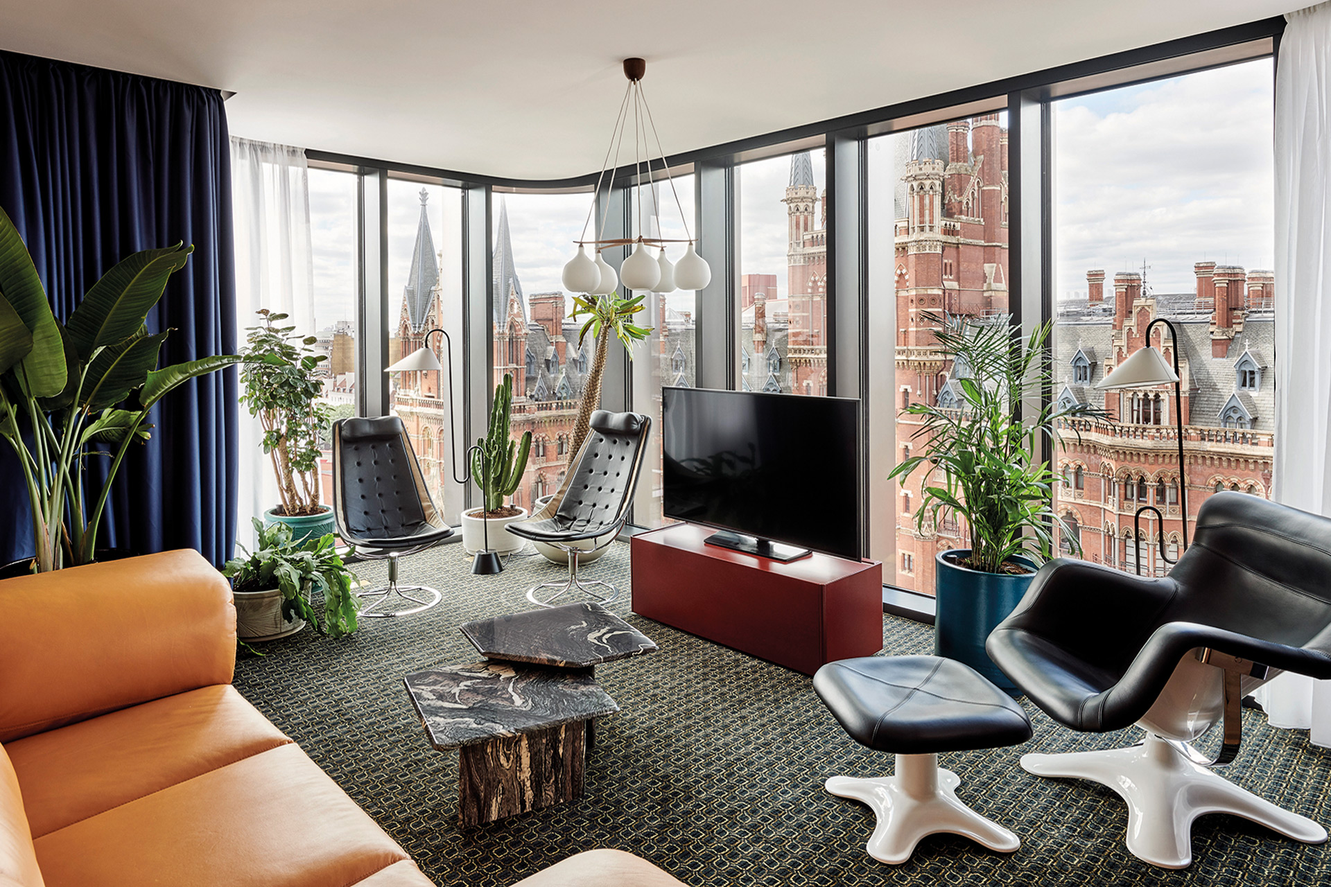 Living room suite at The Standard