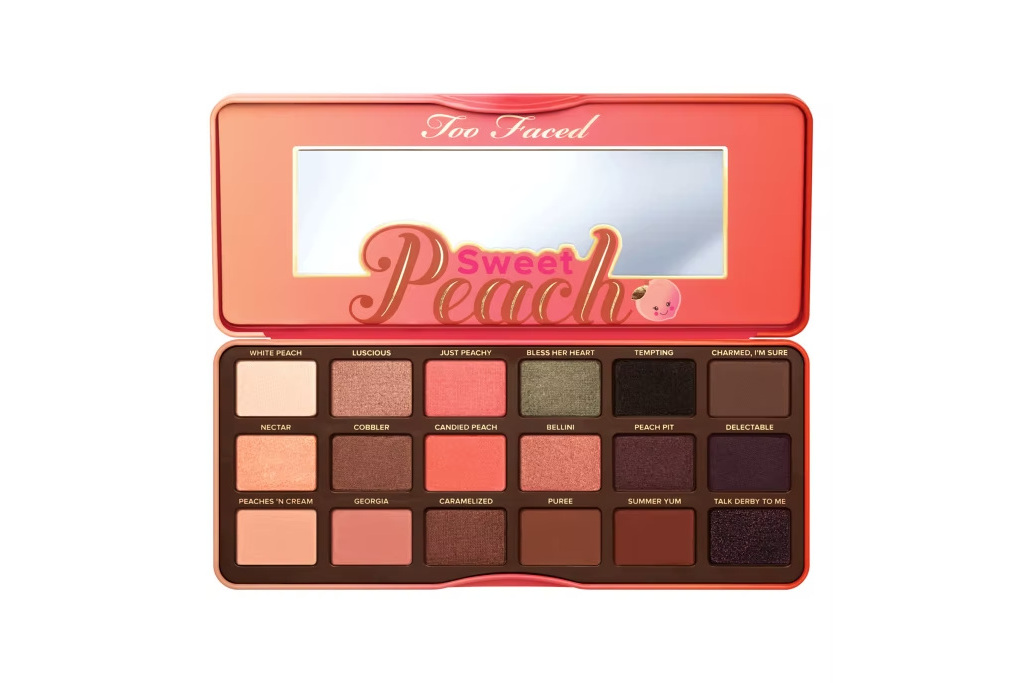 Pink and brown eyeshadow palette