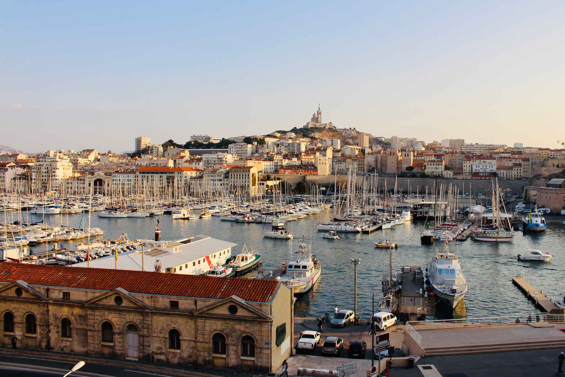 The port in Marseille