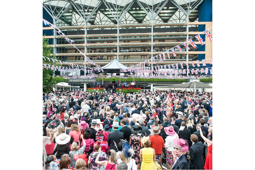The Grandstand area at Royal Ascot