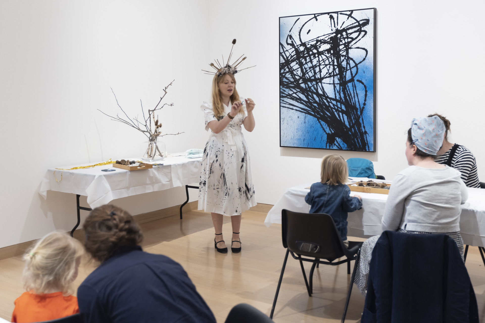 Family activity at Waddington Custot