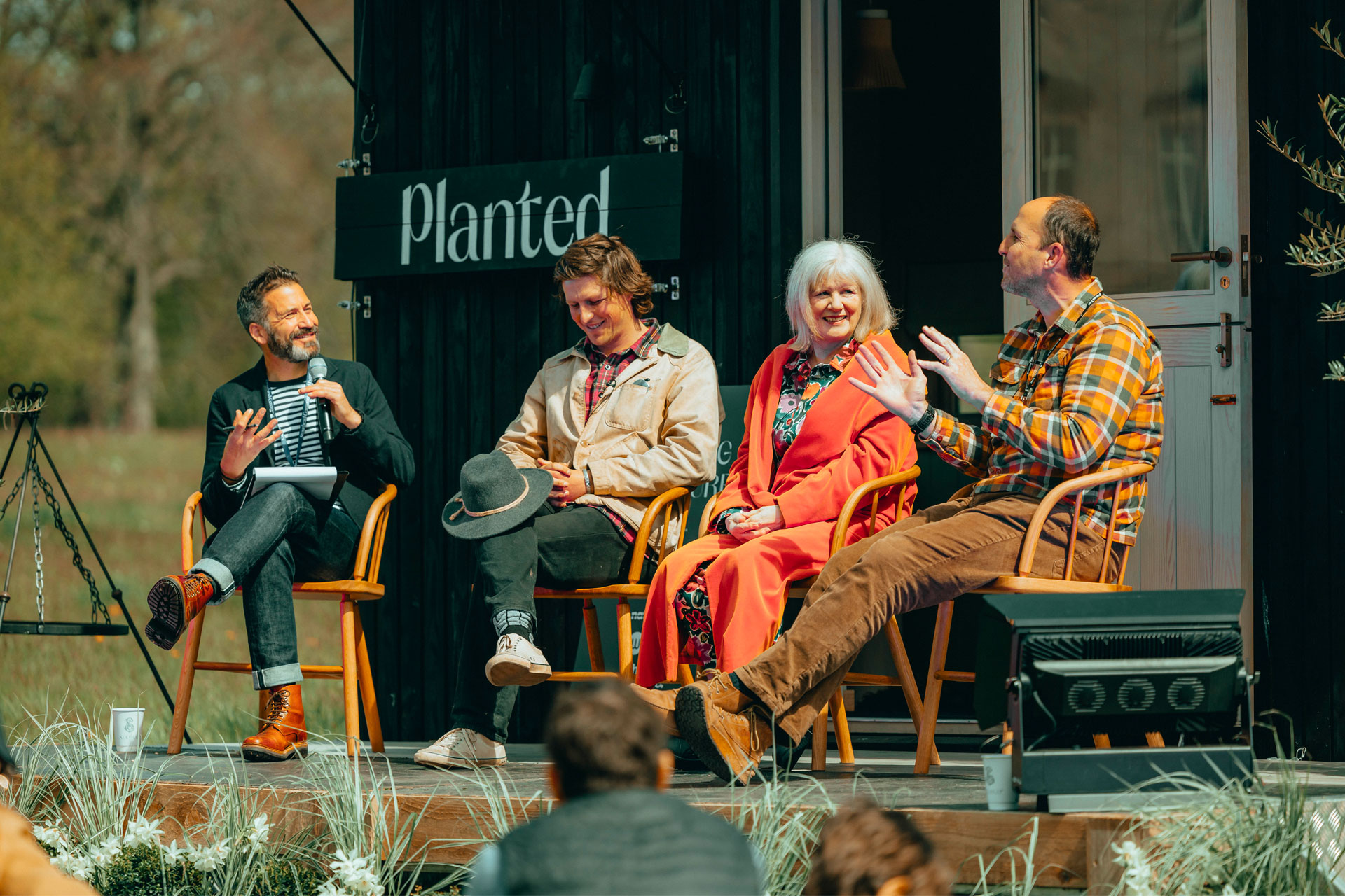 A panel talk at Planted