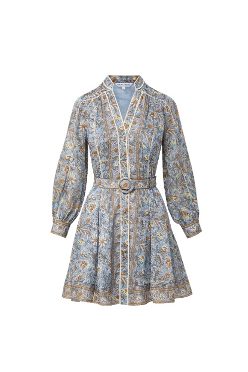 Blue belted mini