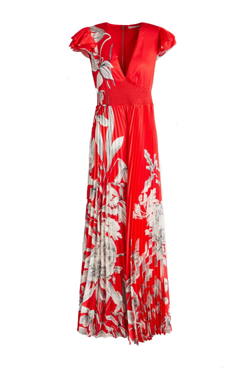 Red jumpsuit | what to wear to Chelsea Flower Show