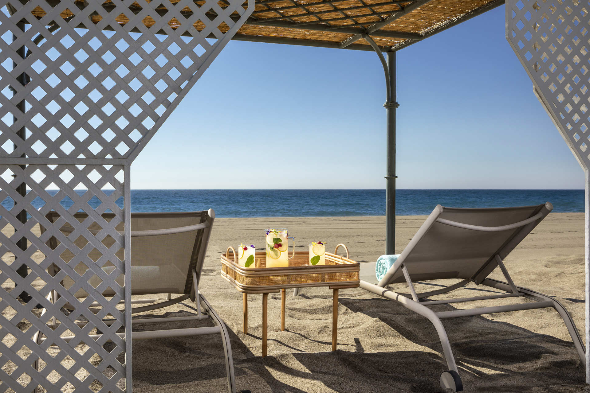 Anantara Villa Padierna's Beach Club Cabañas
