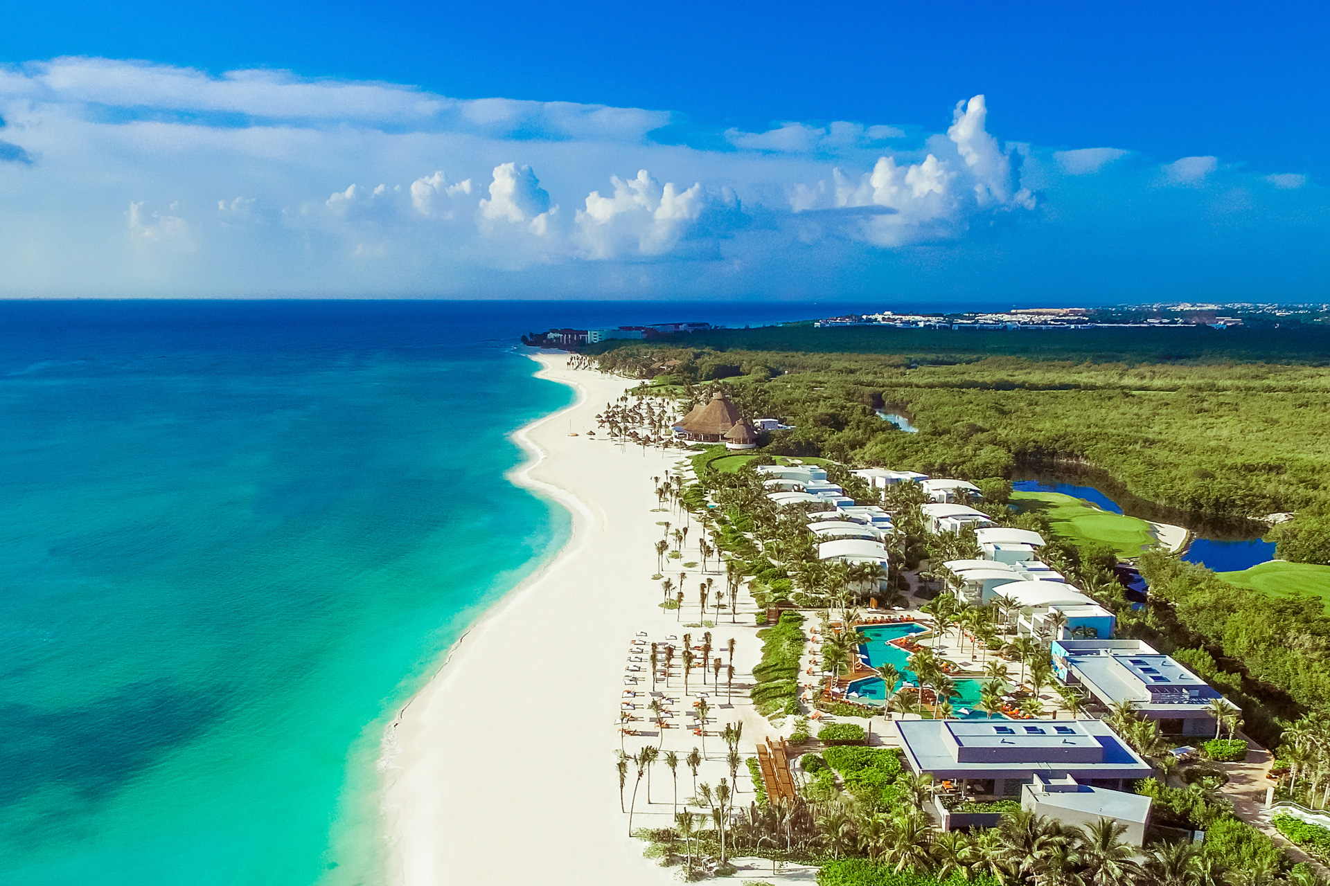 Aerial view of Andaz Mayakoba