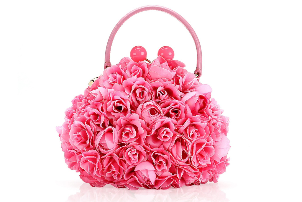 Pink rose bag