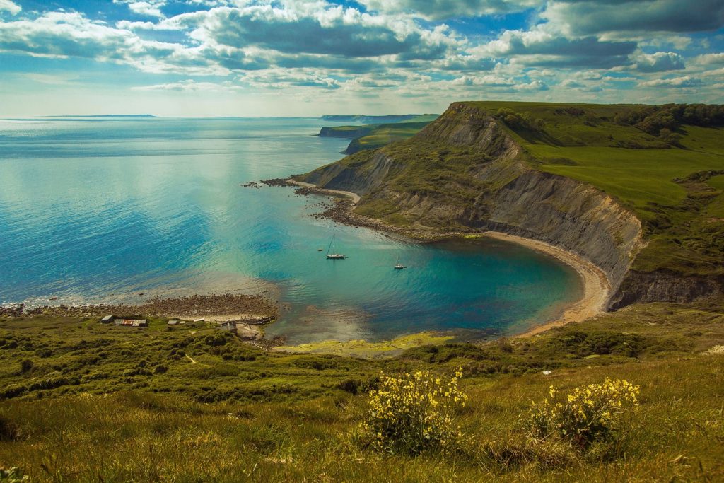 The beach of Chapman's Pool