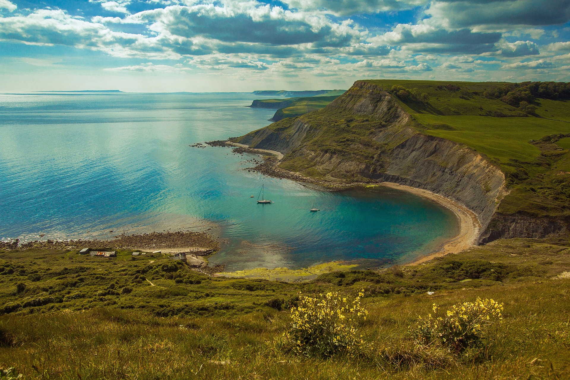 The beach of Chapman's Pool