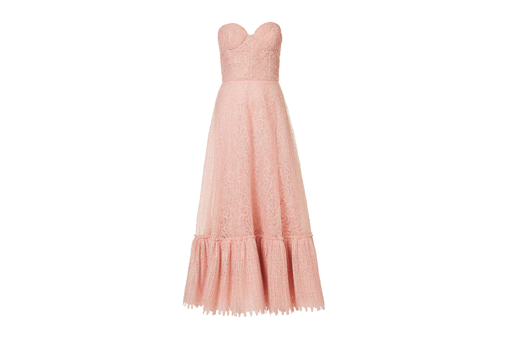 Pink corset dress