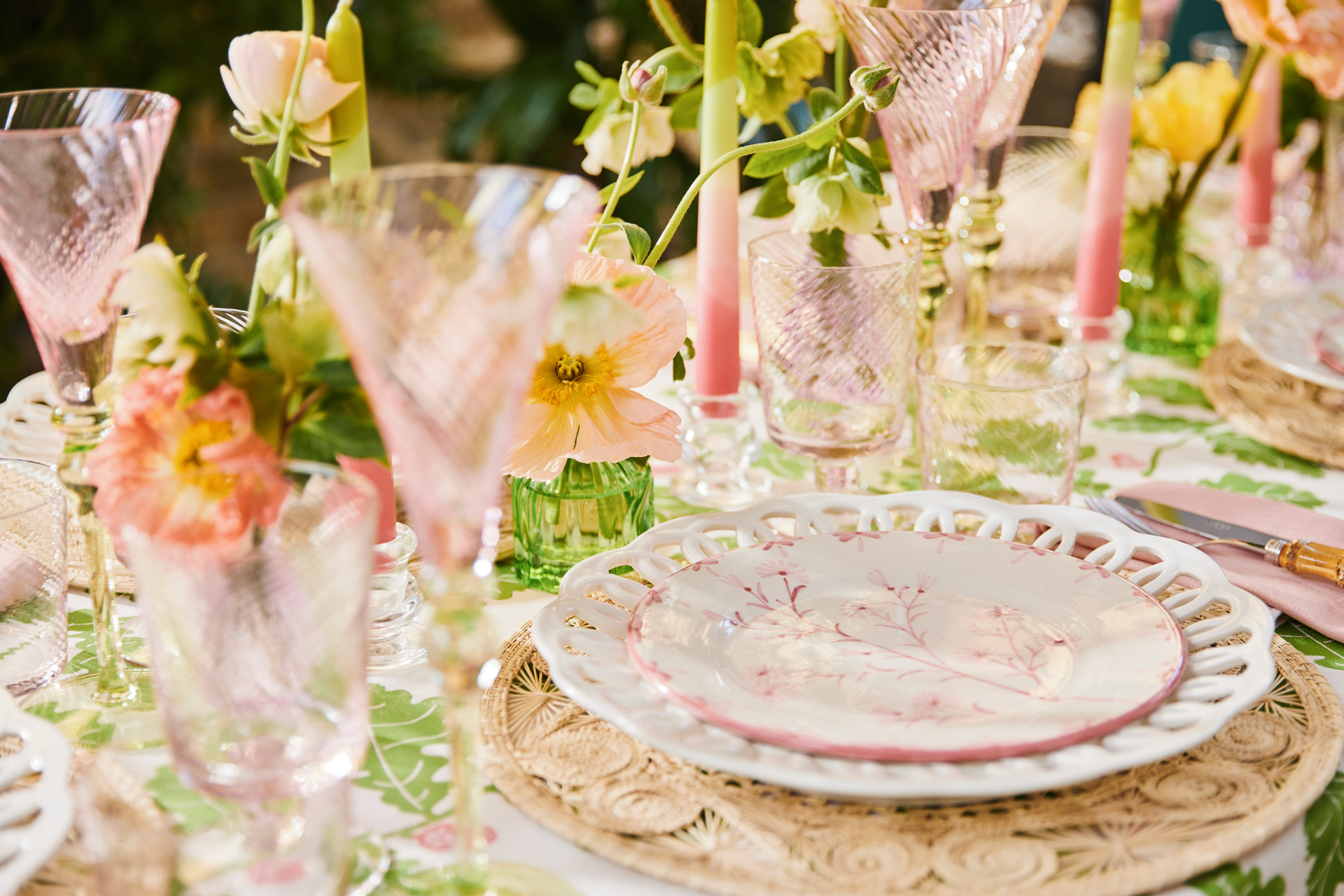 Tablescape for spring