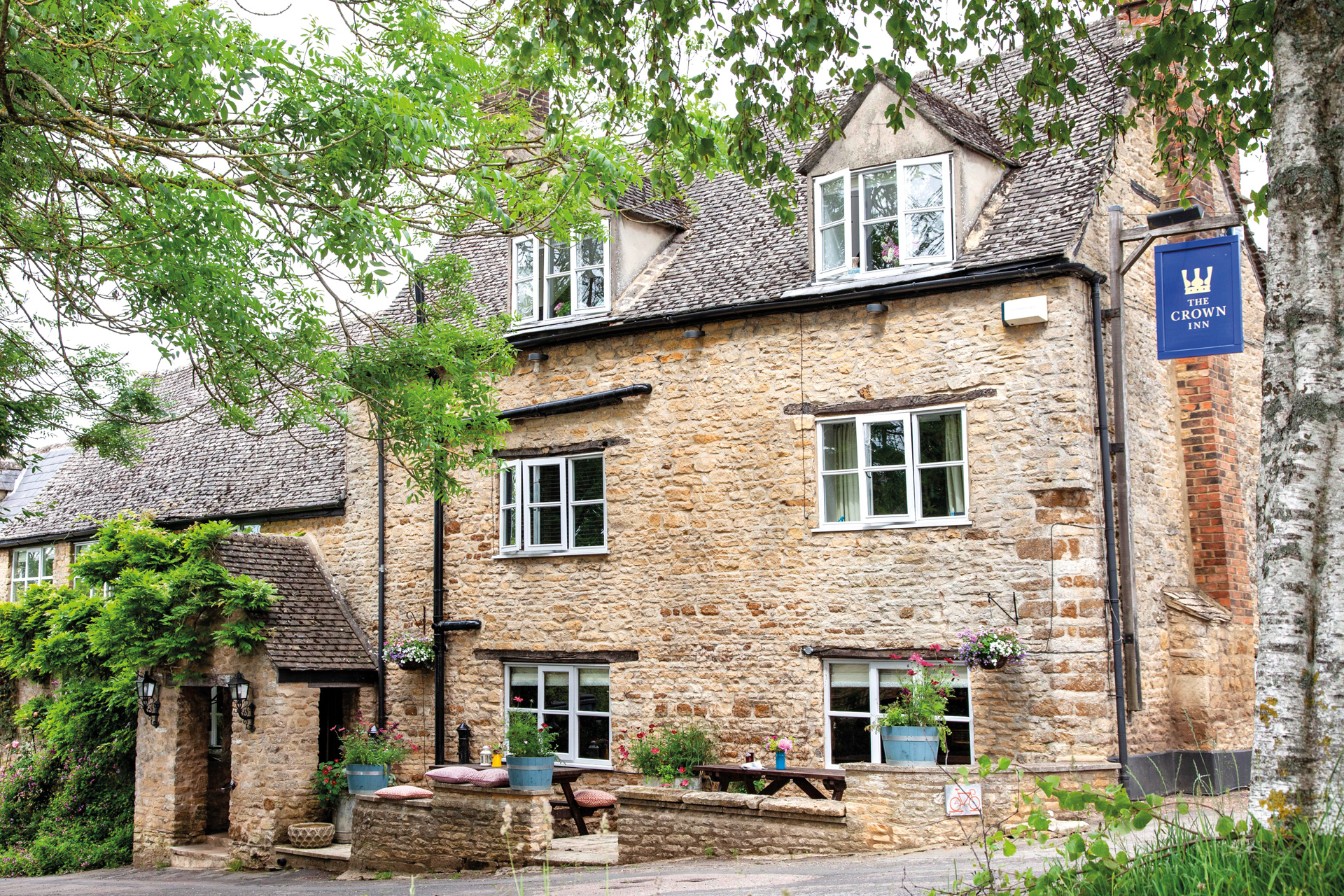 Exterior of The Crown Inn Enstone