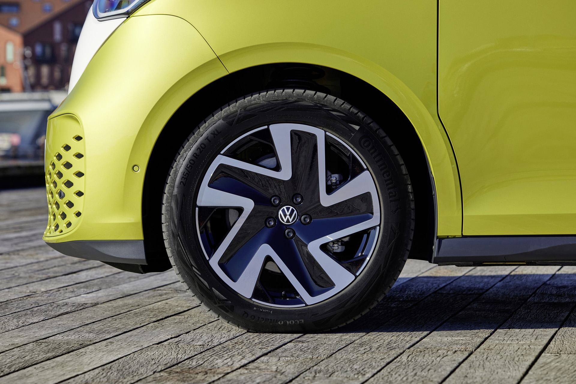 A wheel on the Volkswagen ID Buzz