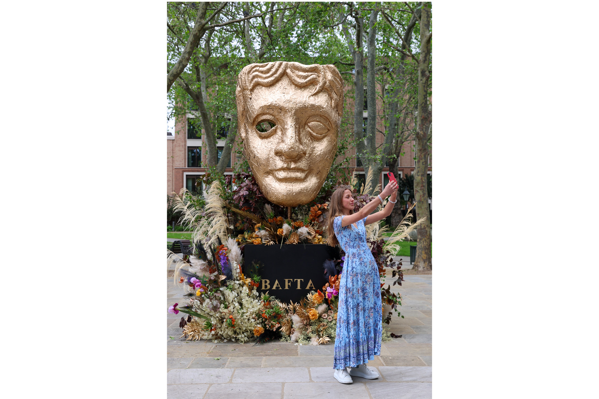 Chelsea in Bloom launches with Theme "Flowers On Film" in line with the launch of the RHS Chelsea Flower Show on May 22, 2023 in London, England.