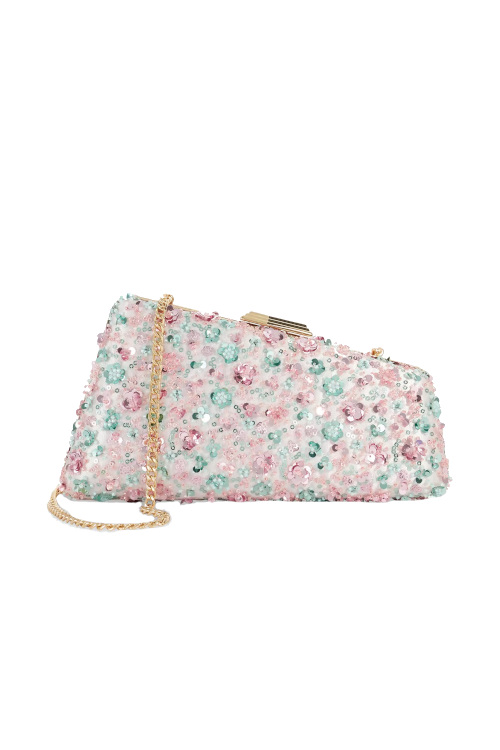 Rhinestone clutch bag