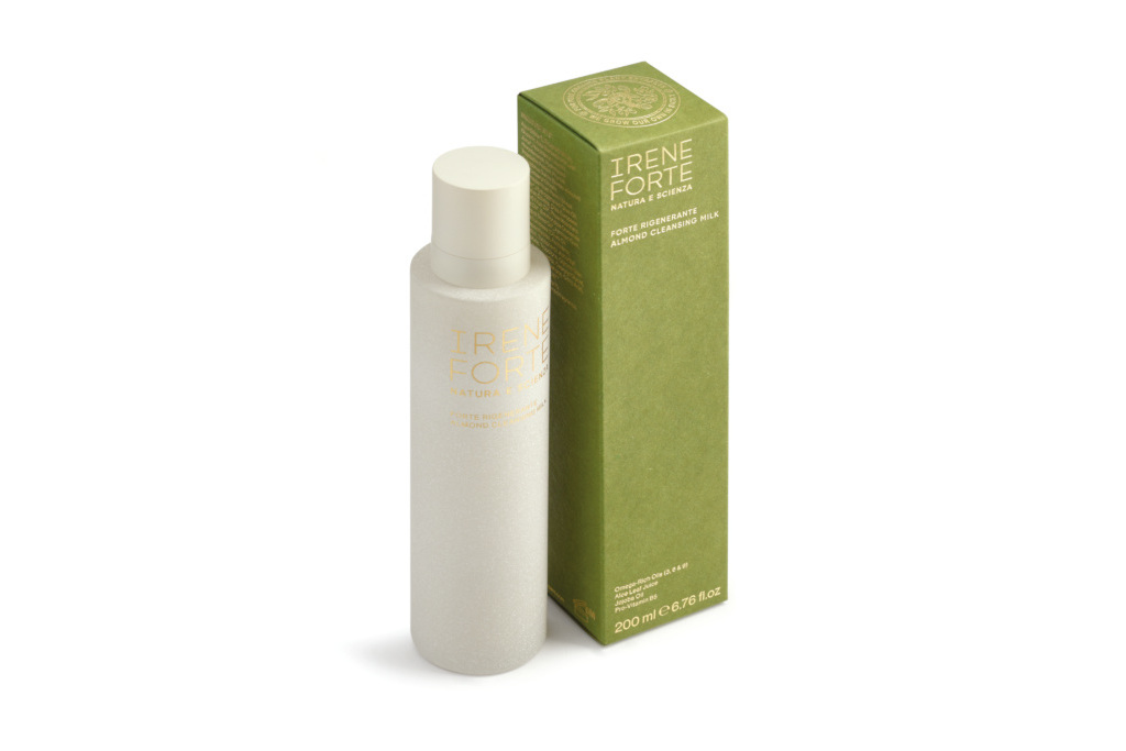 Skincare bottle with green box