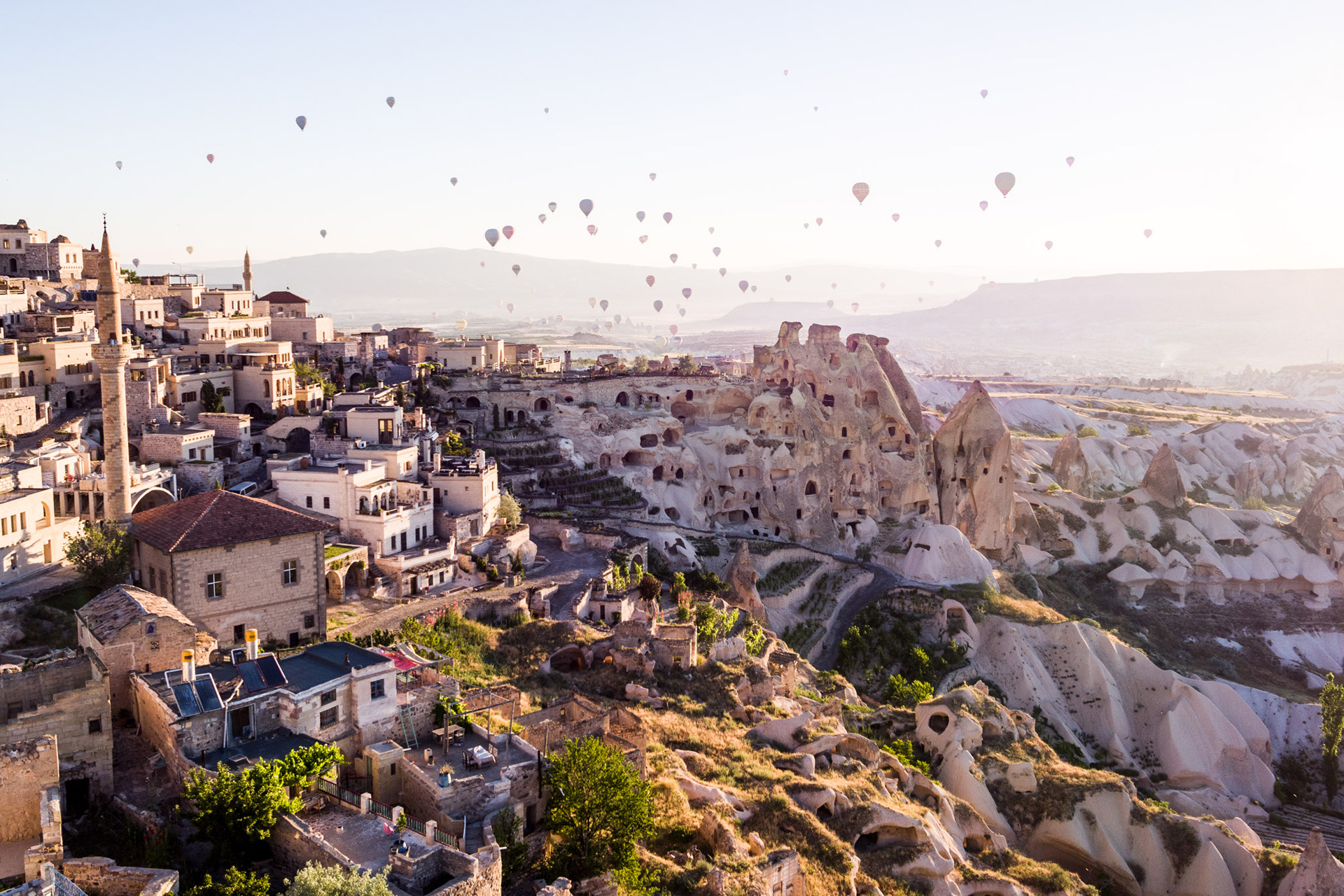 Argos in Cappadocia on the hillside