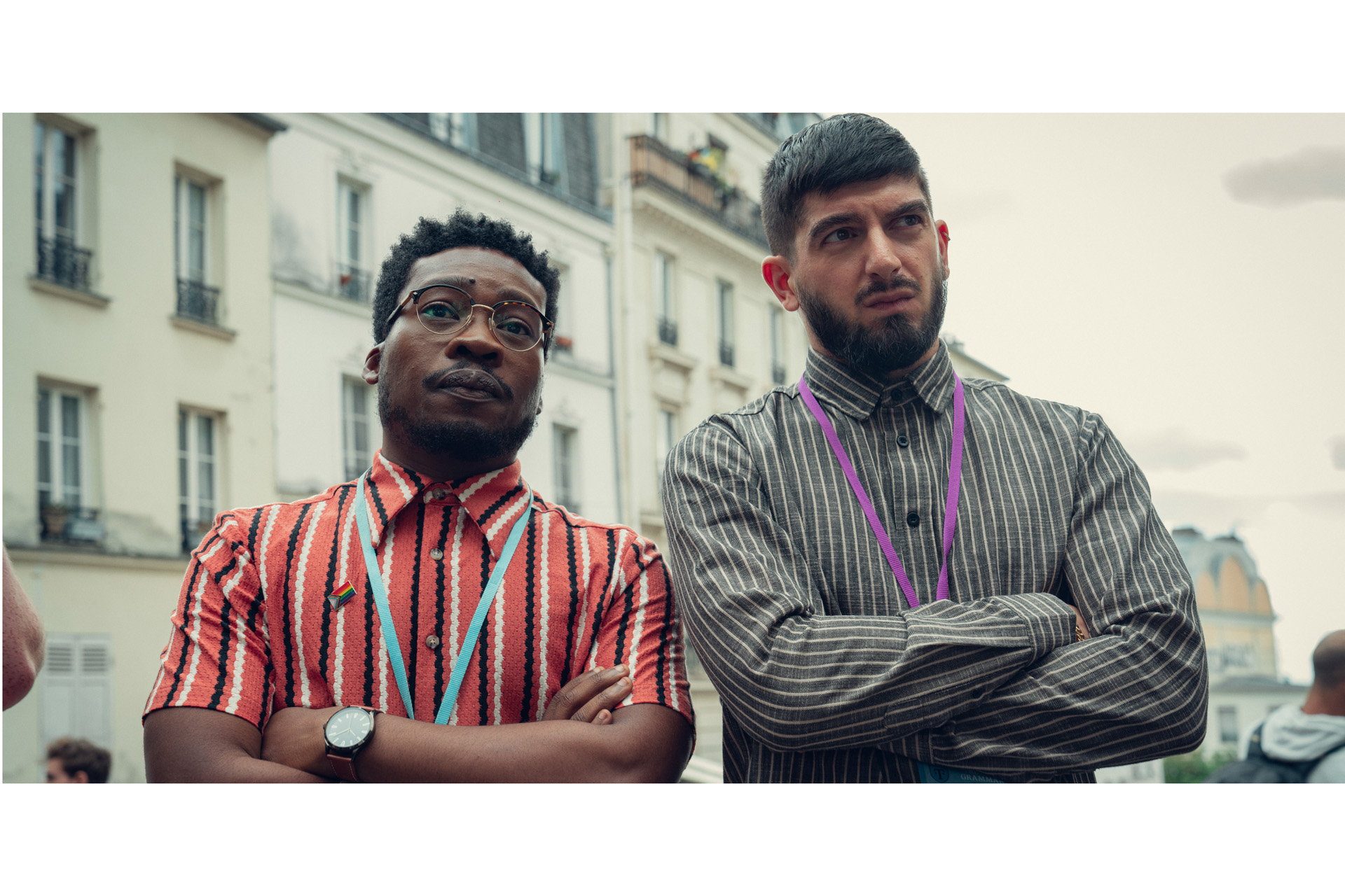 Fisayo Akinade as Mr Ajayi, Nima Taleghani as Mr Farouk