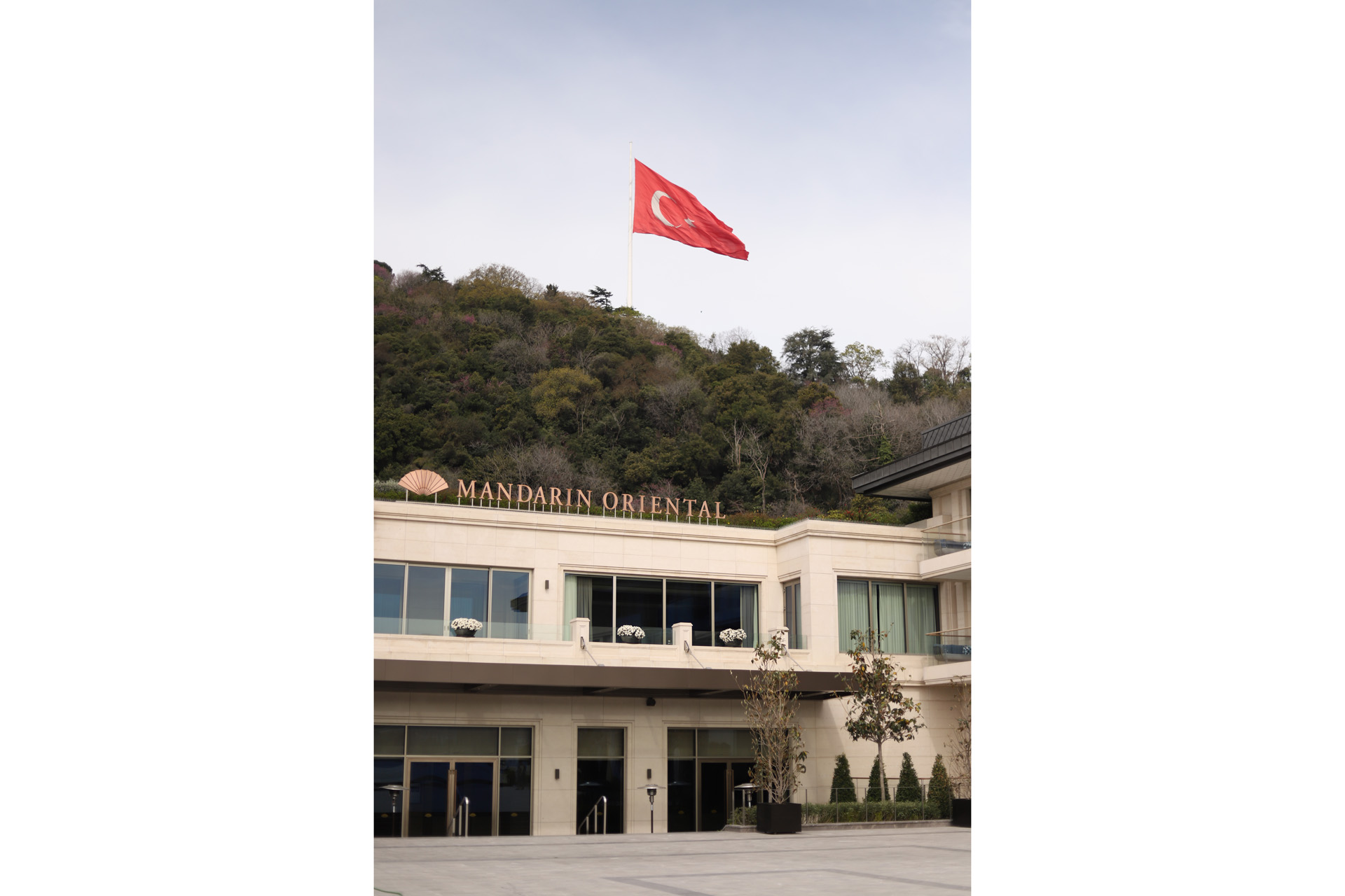 The exterior of the Mandarin Oriental Bosphorus, Istanbul