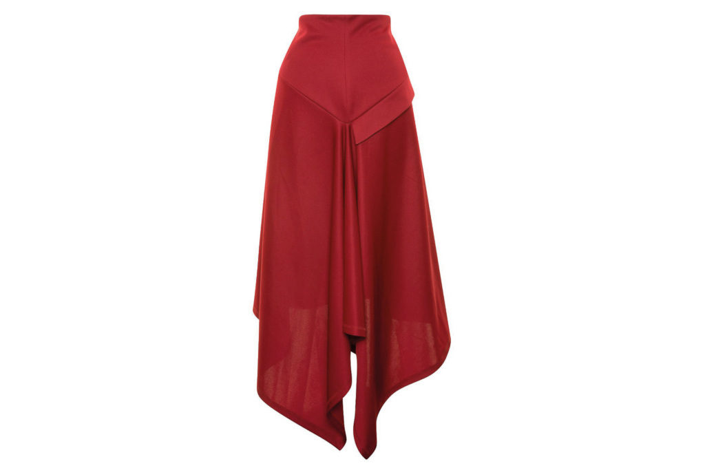 Red skirt