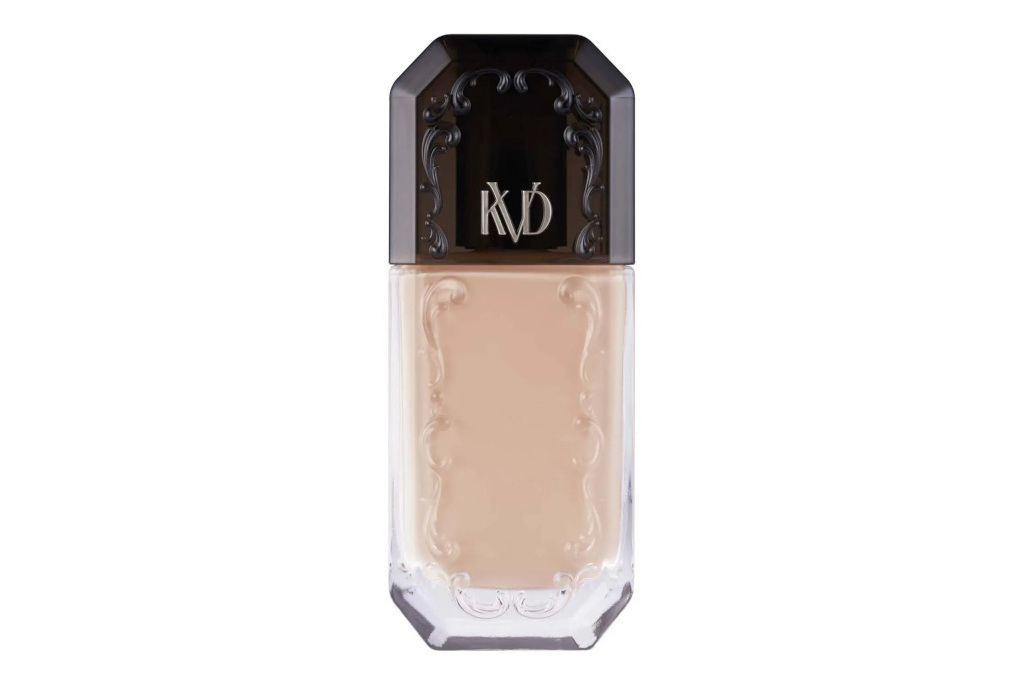 Foundation bottle with black lid
