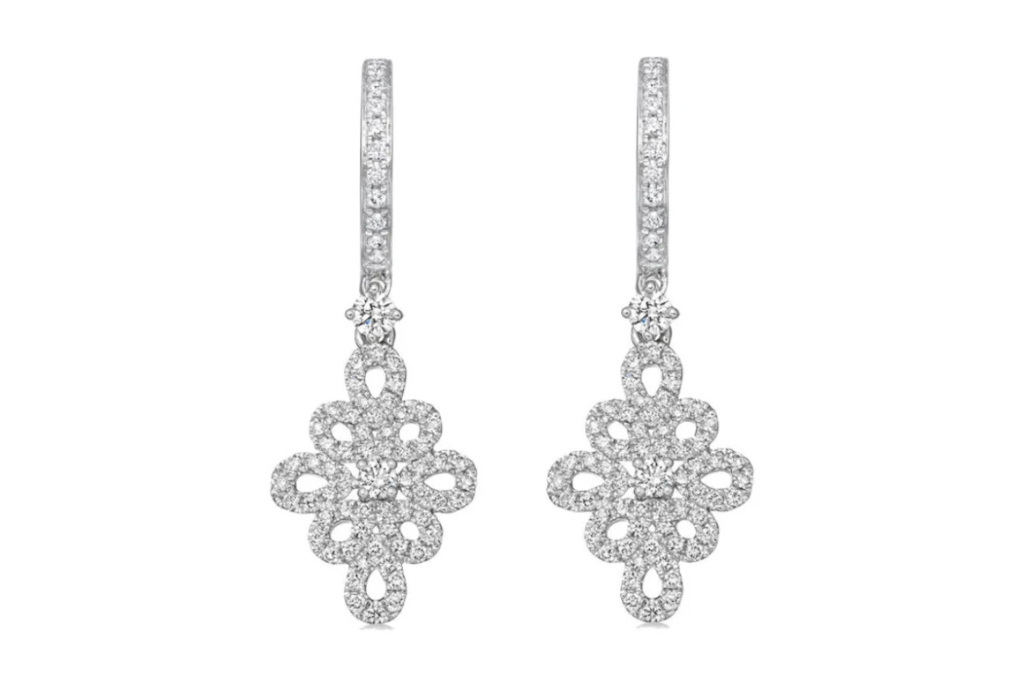 Silver earrings