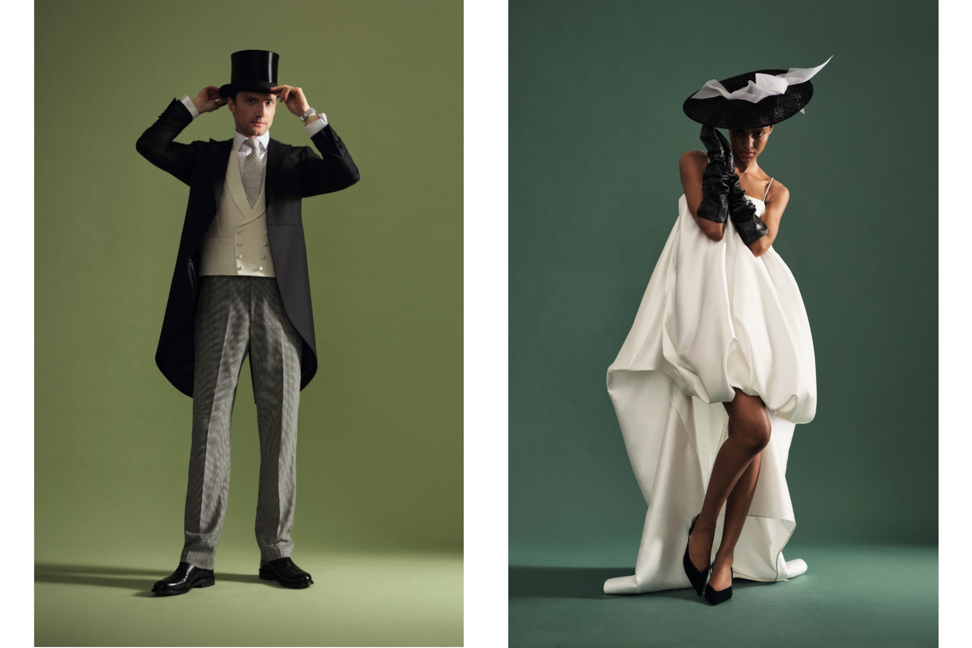 Man and woman in smart clothing | Royal Ascot Lookbook 2024