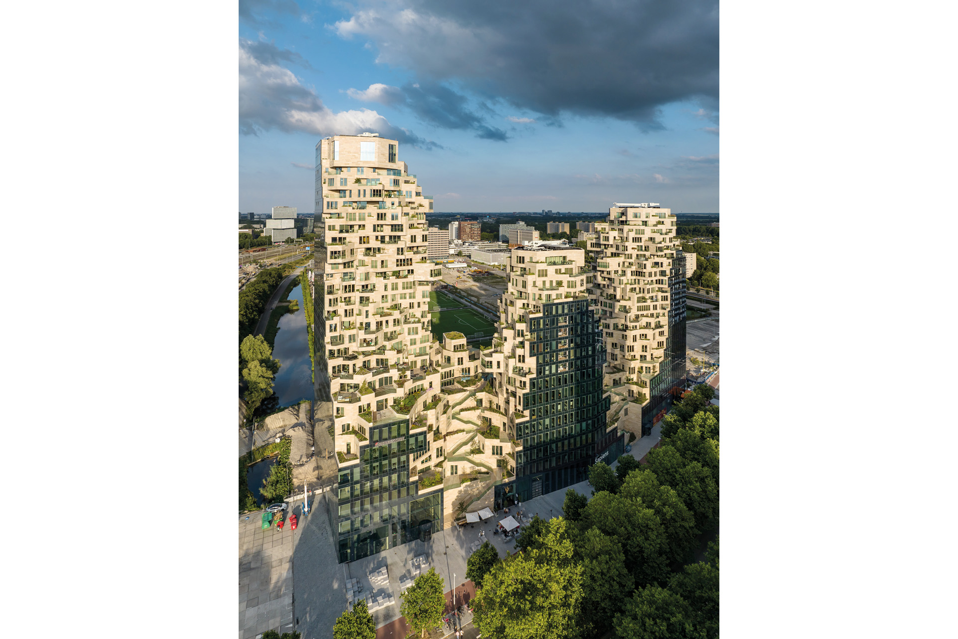Amsterdam’s new, plant- covered Valley building