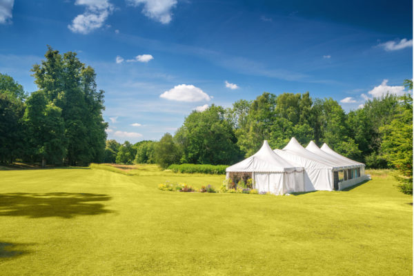 The Bake Off tent at Welford Park