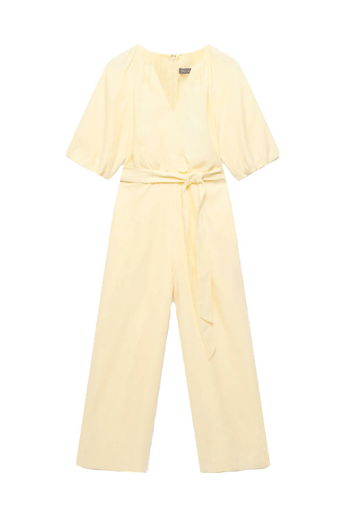 Yellow jumpsuit | what to wear to Chelsea Flower Show