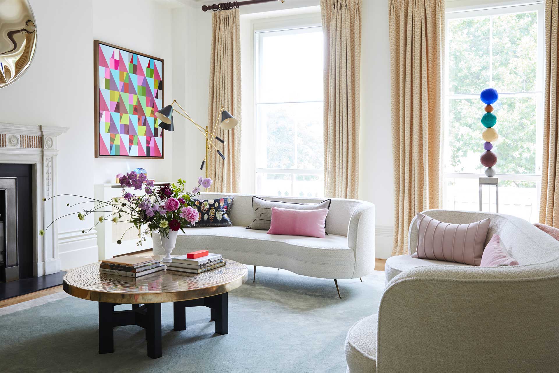 Miriam Frowein's living room - interior designer's home