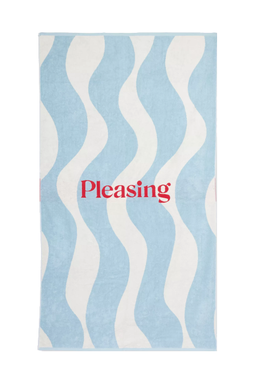 Blue and white fabric