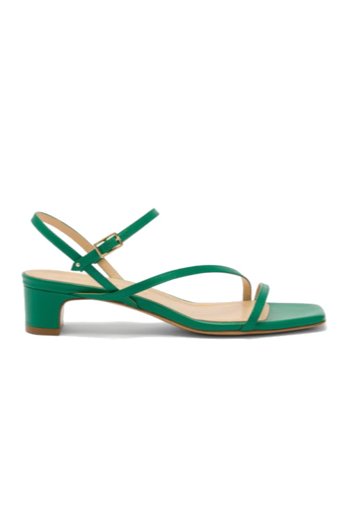 Green sandals