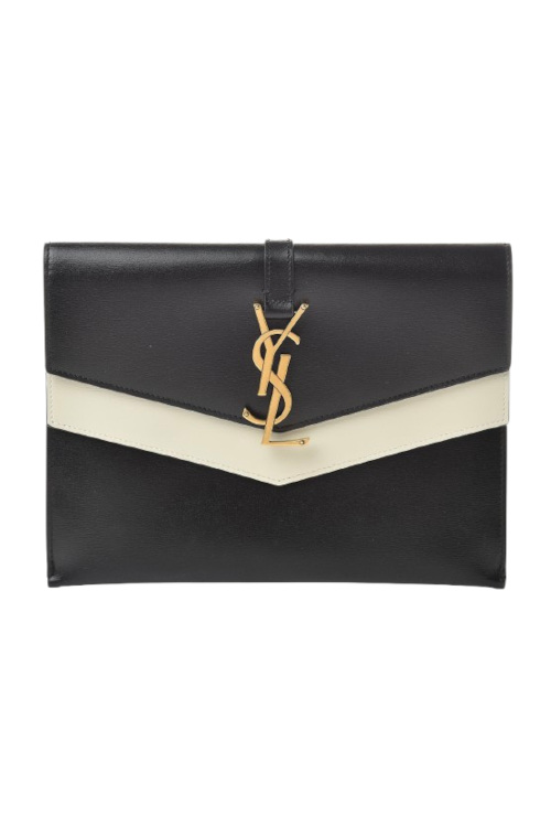 Black and white clutch