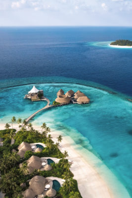 Aerial view of The Nautilus, Maldives