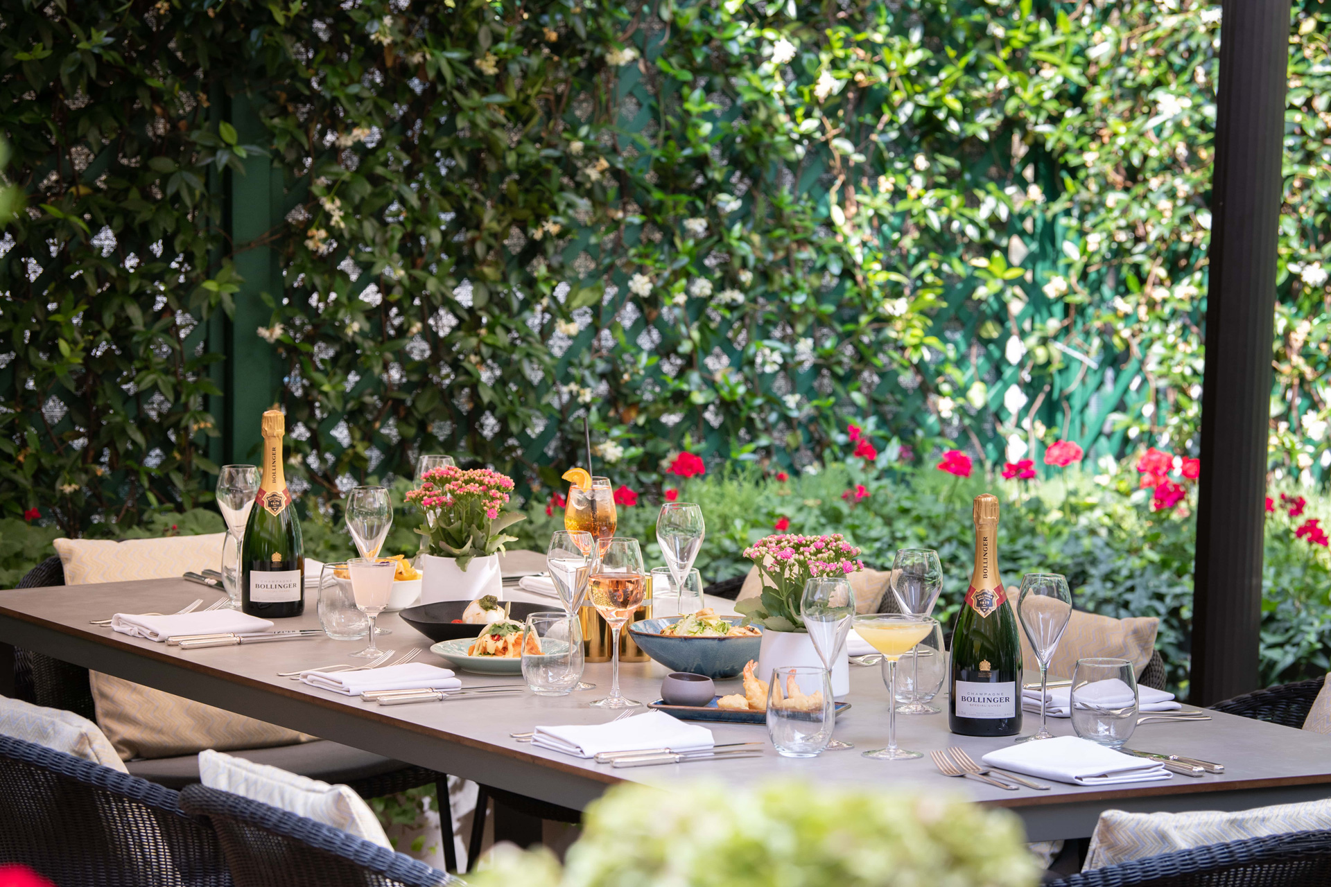 Roof terrace at The Sloane Club