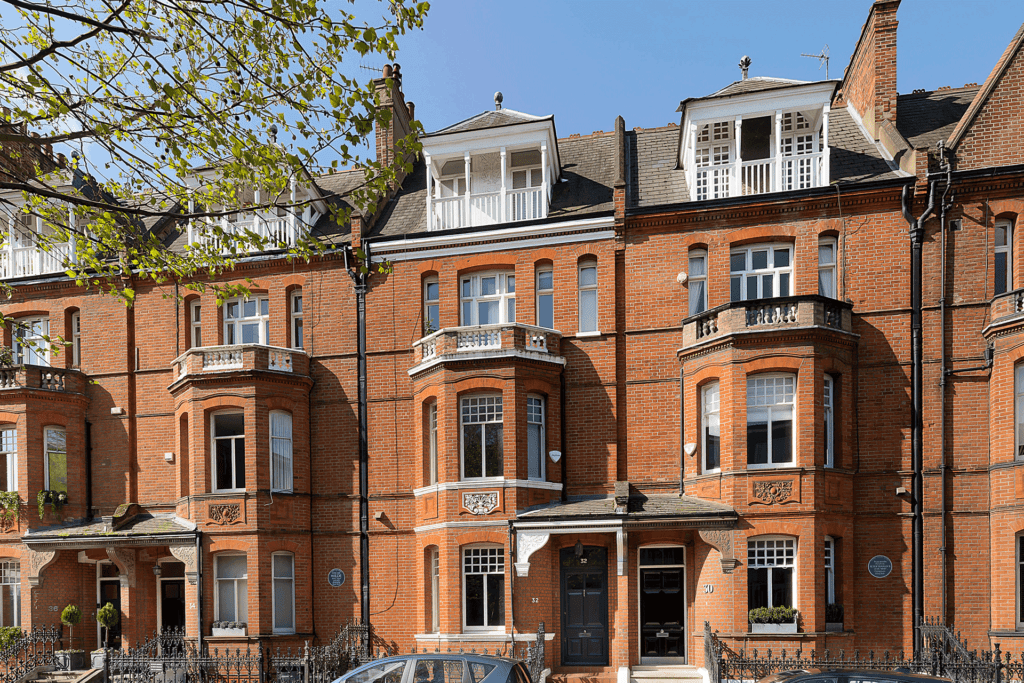 Red brick Chelsea town house