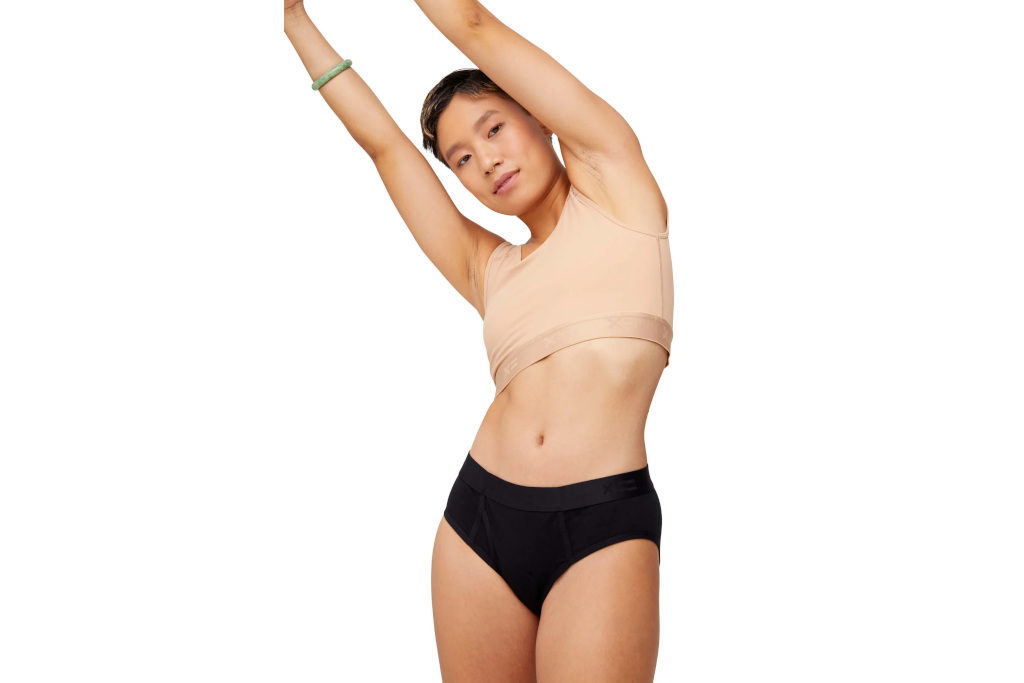 Model in underwear