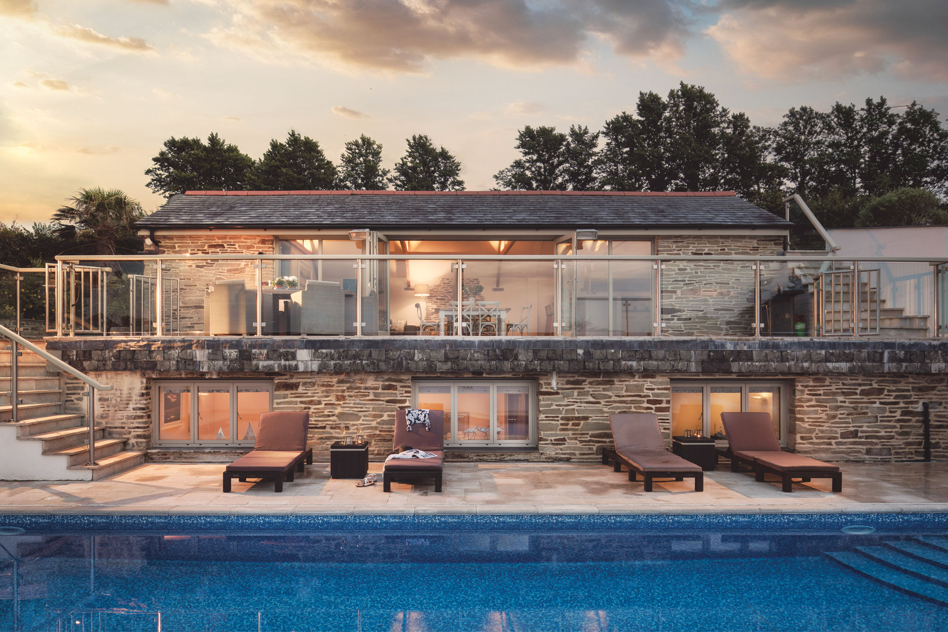 Trevear Farm pool