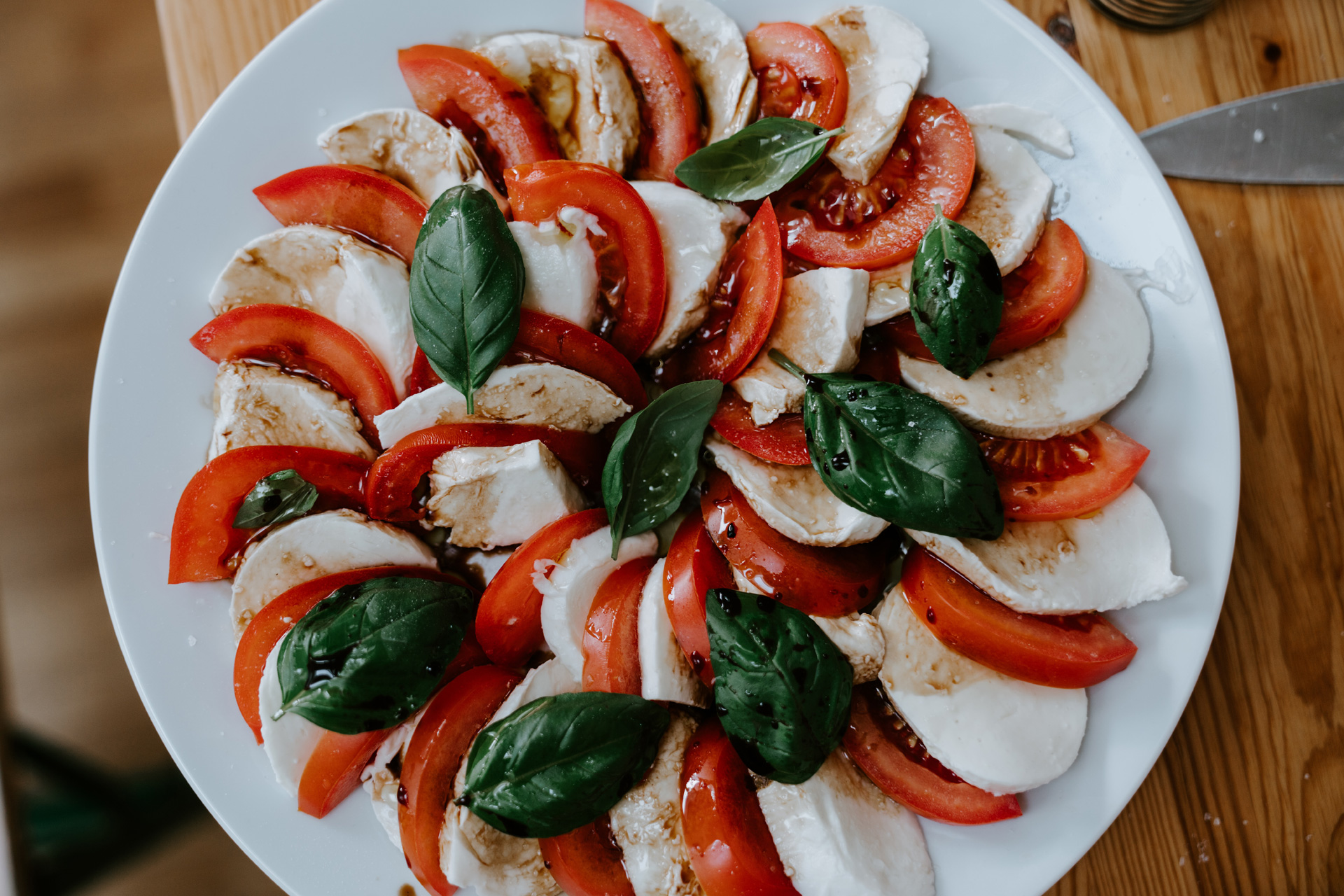 Tomato and mozzarella salad