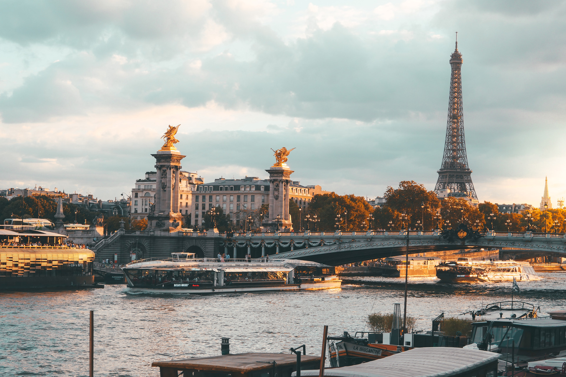 The River Seine running through Paris