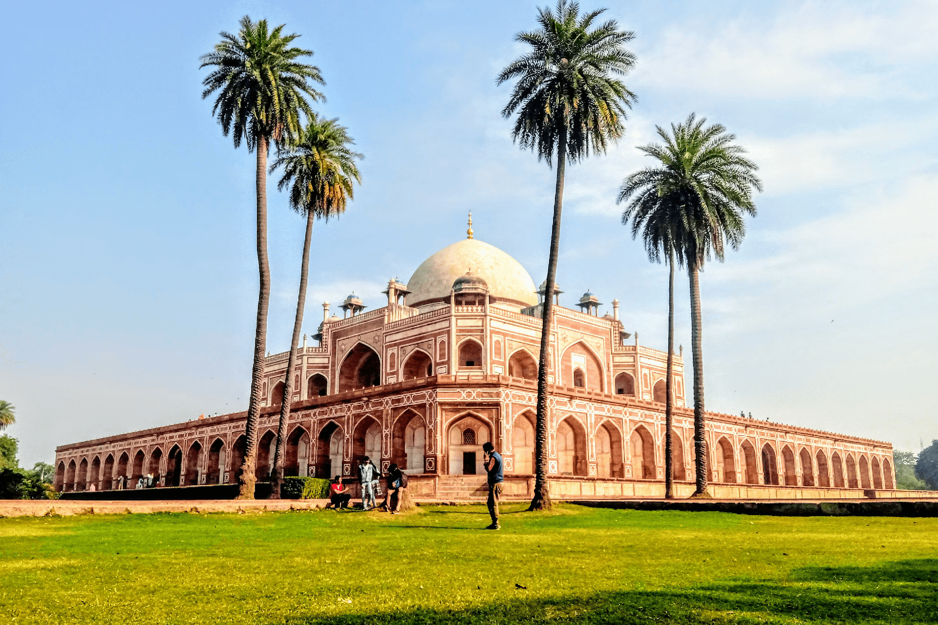 the Tomb of Humayun in northern India