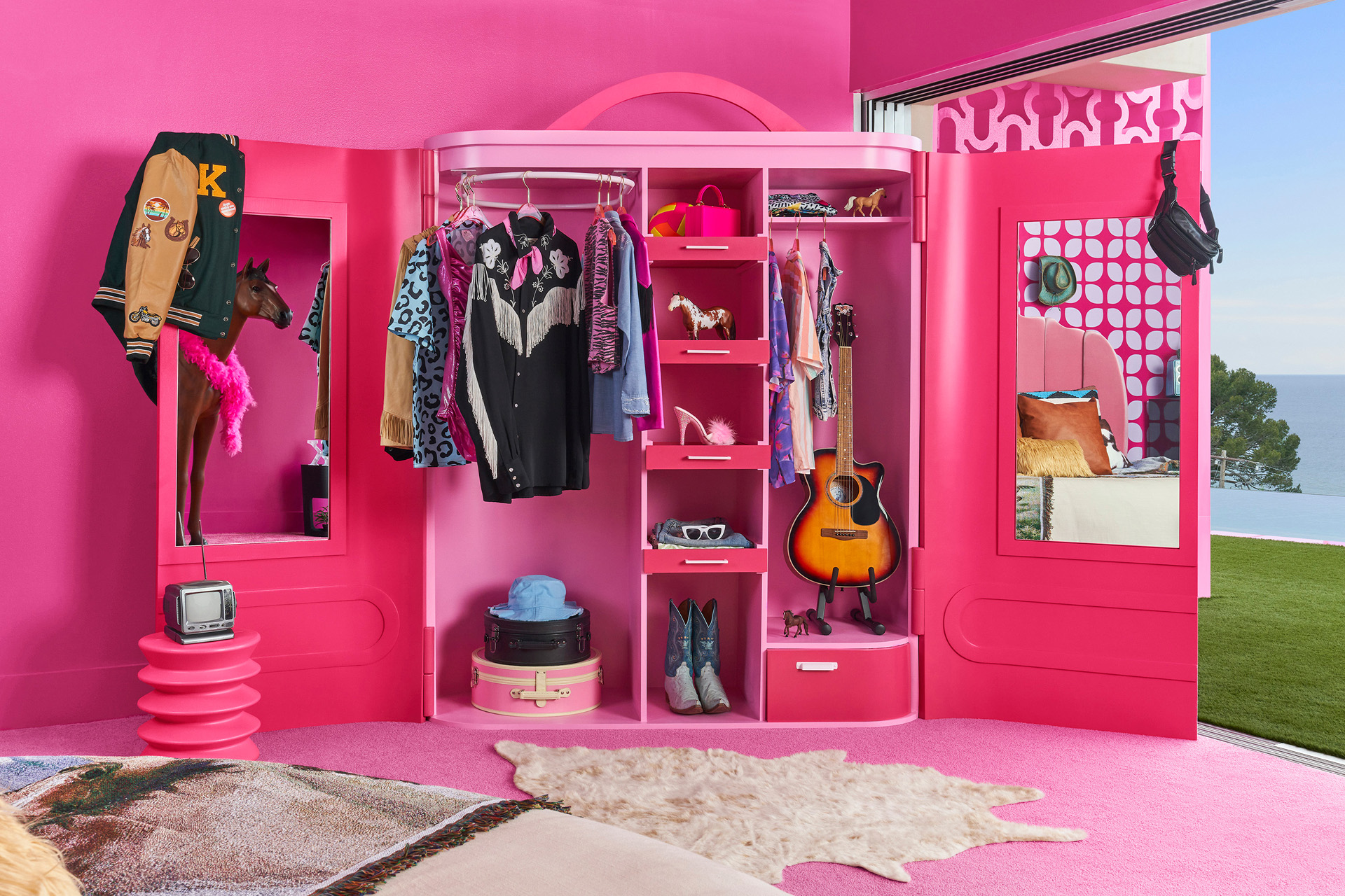 Ken's pink closet
