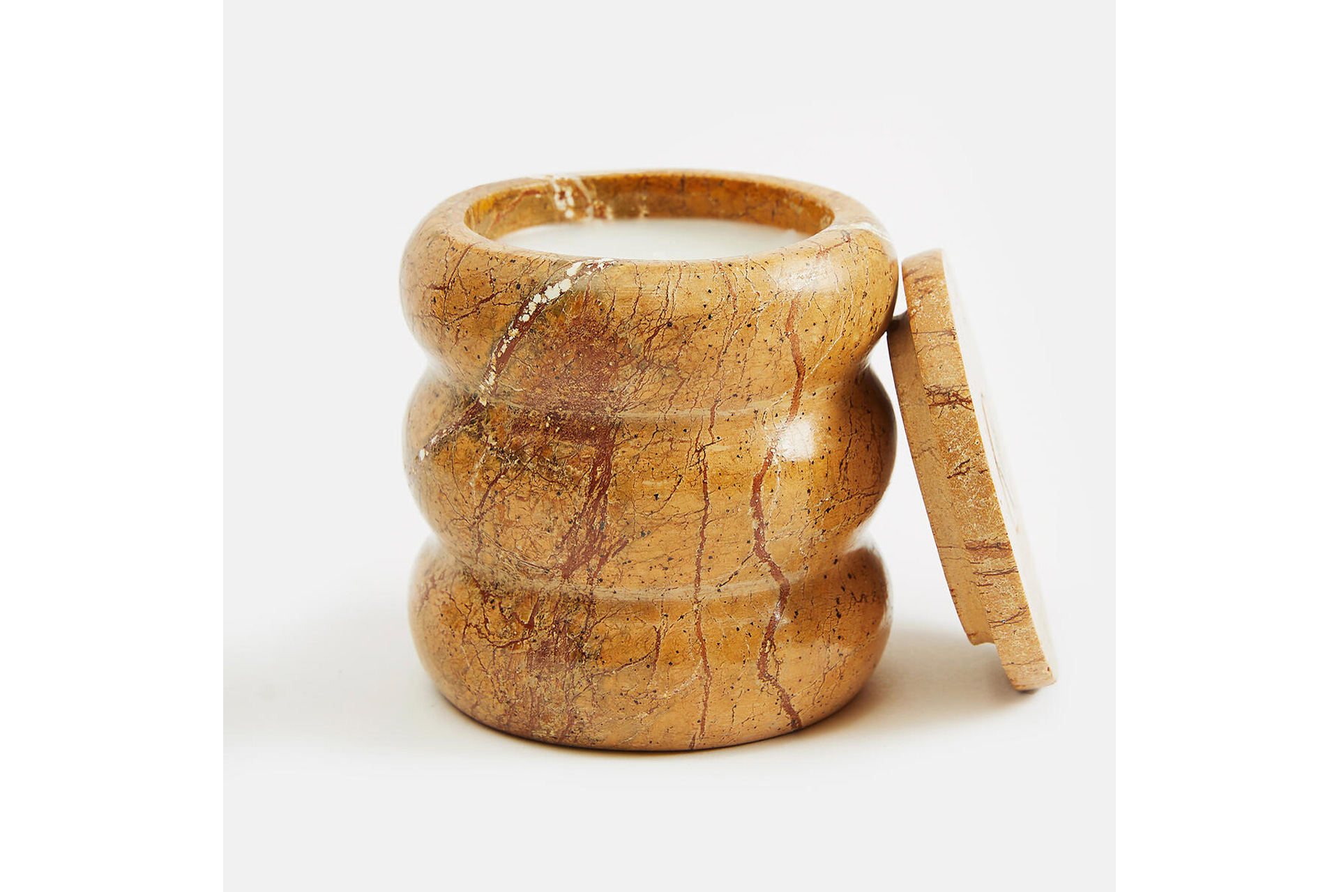 Verona Tonka and Florum Candle Brown Marble Medium 160g