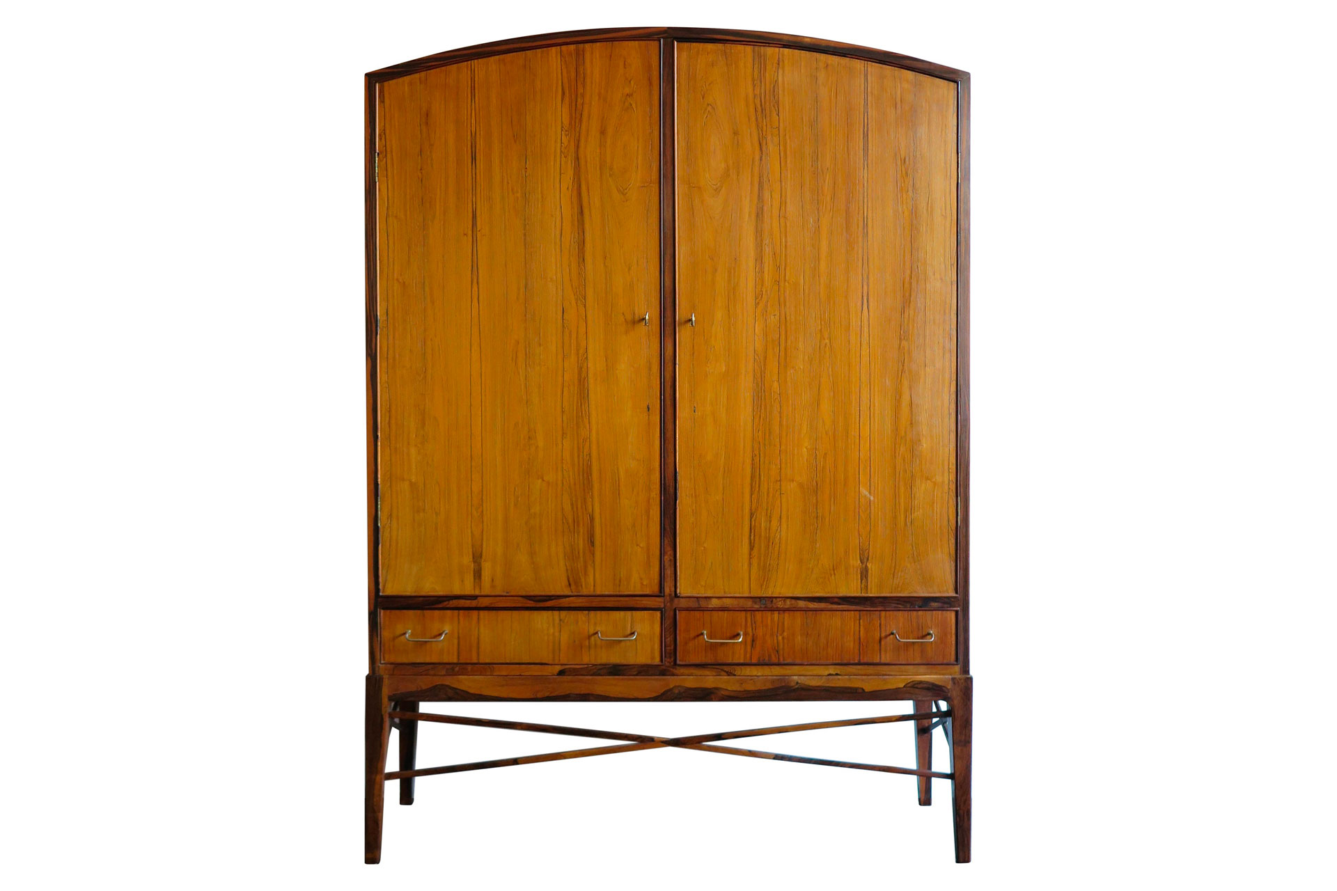 Scandinavian Midcentury Modern Design Dark Wood Cabinet, 1960s.