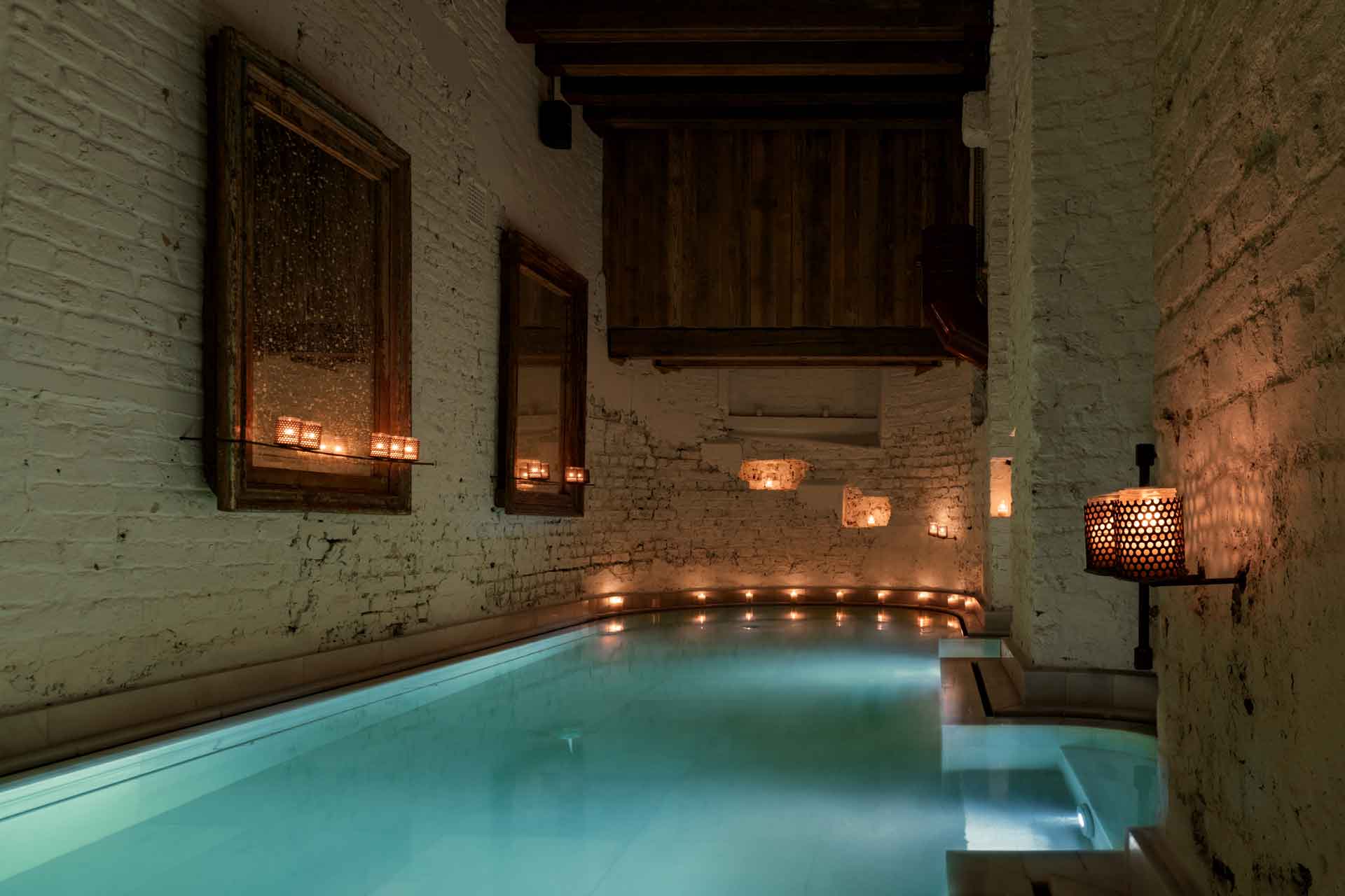 Underground pools at AIRE Ancient Baths