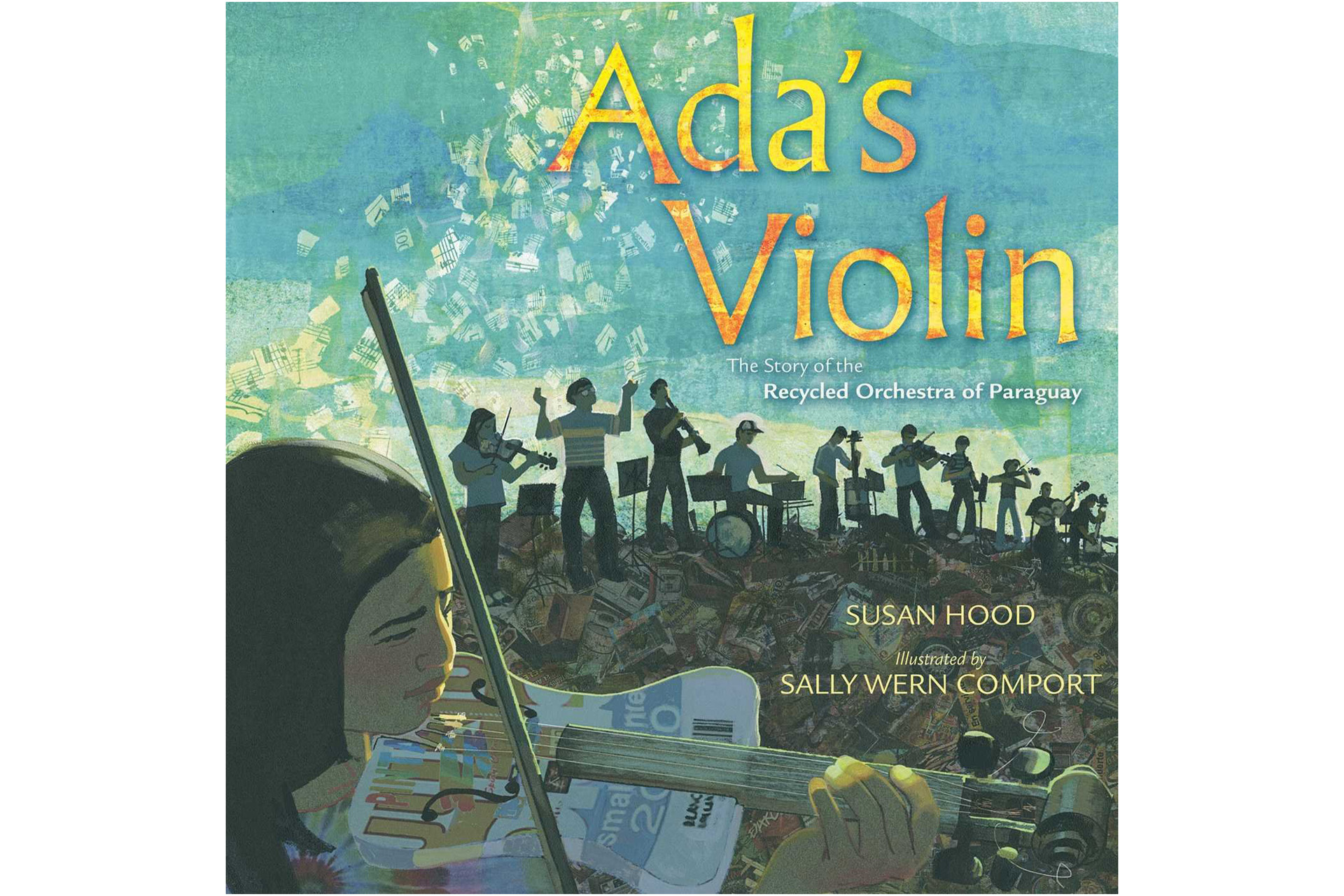 Ada's Violin book cover, a book about climate change